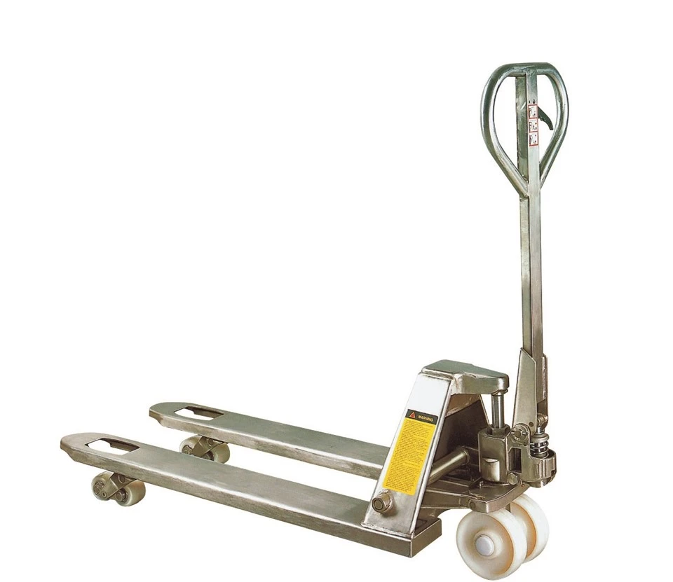 Transpaleta Wesco de acero inoxidable LM-S