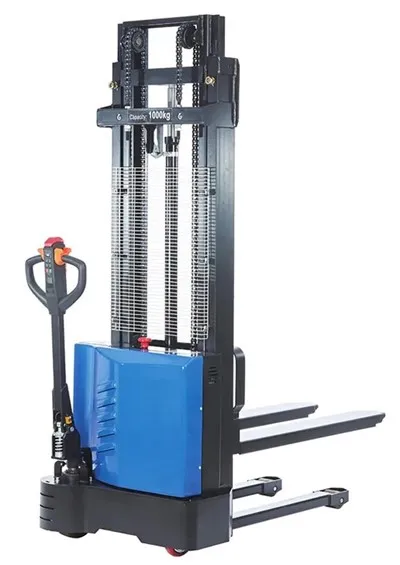 Apilador de paletas totalmente eléctrico serie LM-FES10, capacidad máxima de 1000 kg